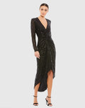 Women's Midi Dress Sequin - Ruched