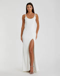Women's Dress Sleeveless - High Slit