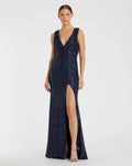 Women's Dress Sequin - Waist Gown