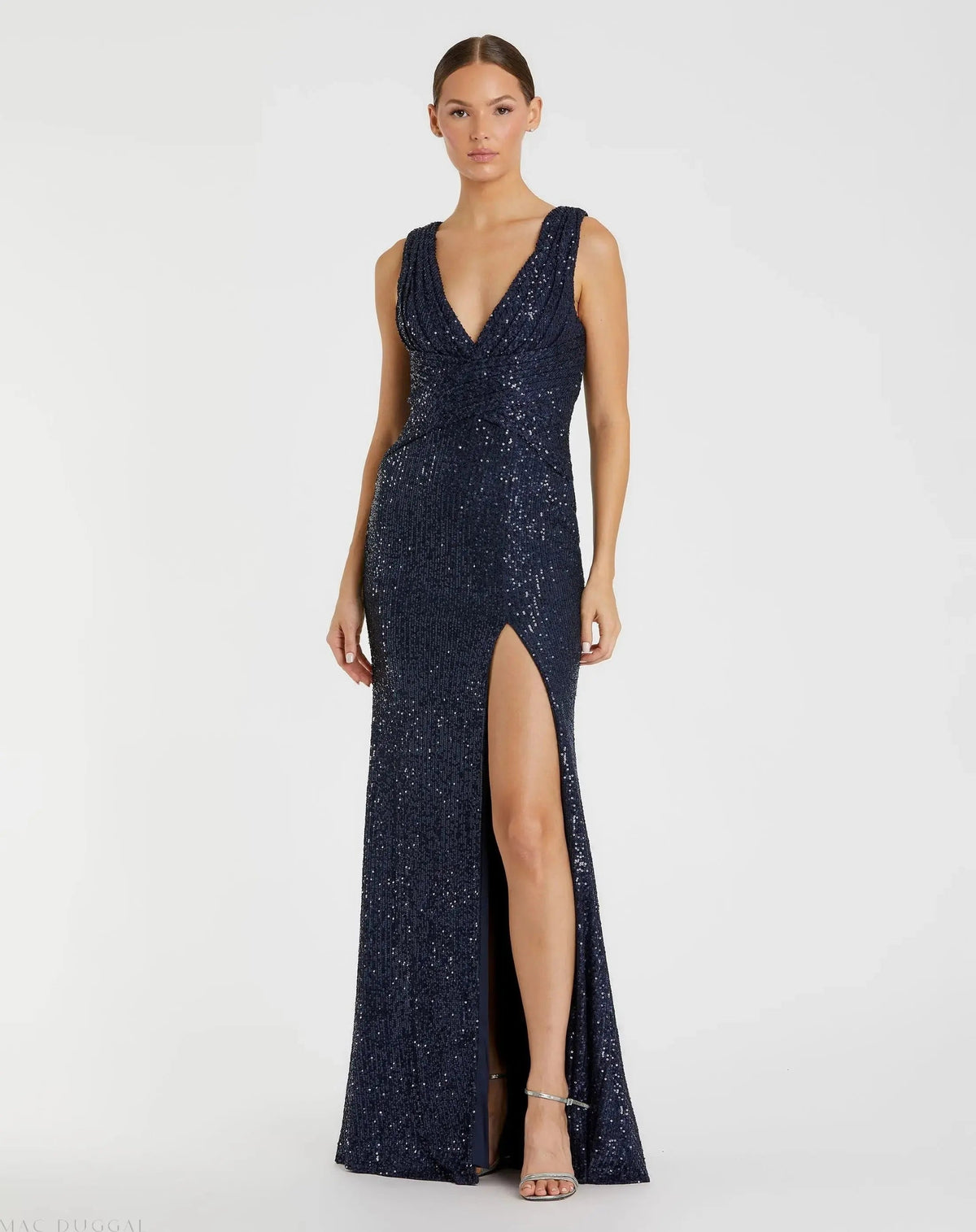 Women's Dress Sequin - Waist Gown