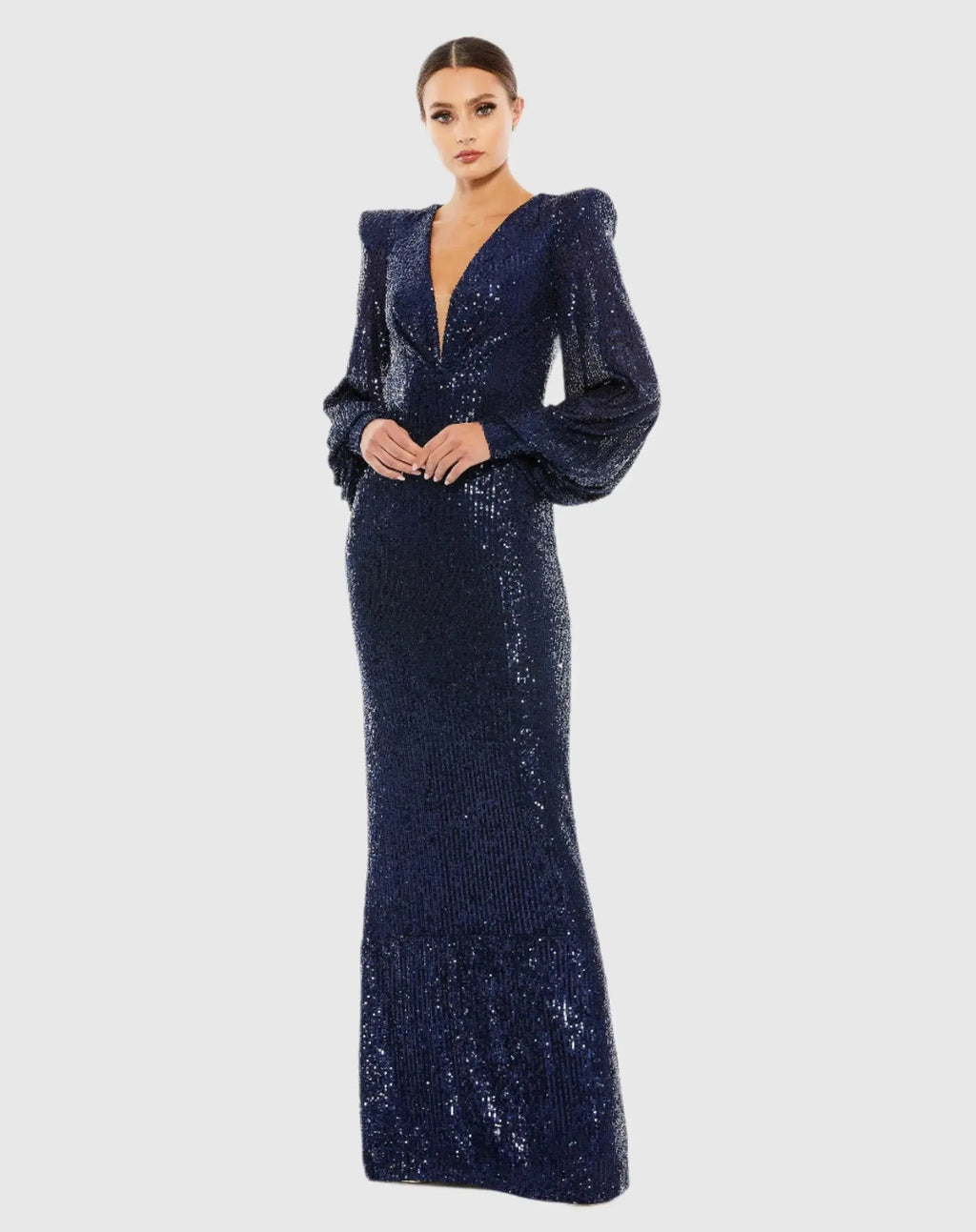 Women's Navy Dress Sequin - Navy