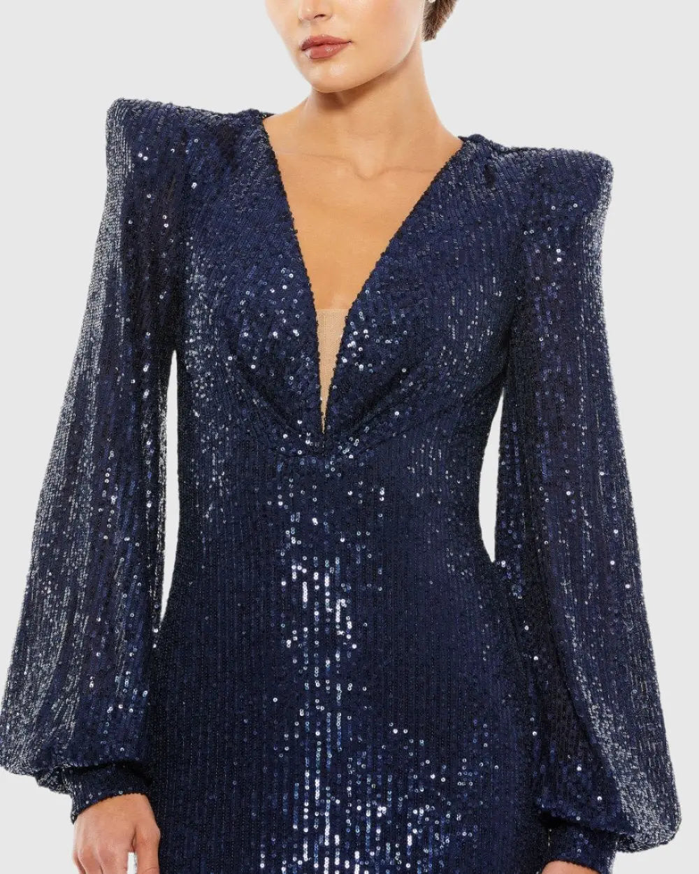 Women's Navy Dress Sequin - Navy