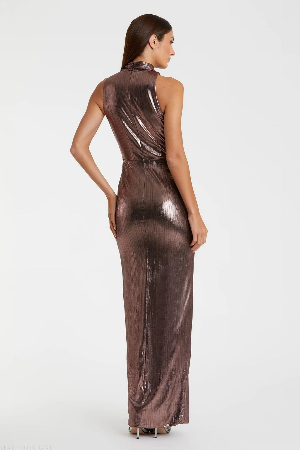 Women's Brown Dress Sleeveless
