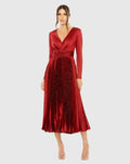 Women's Red Dress - 27148 Plum