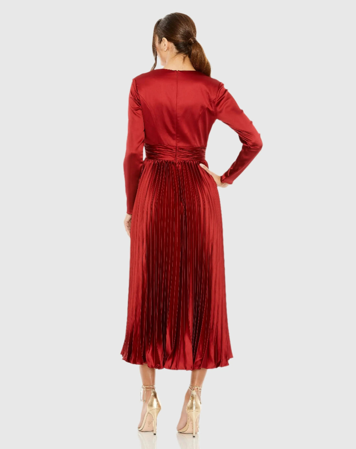 Women's Red Dress - 27148 Plum