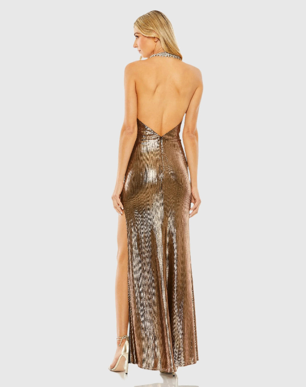 Women's Gold Dress - Gold