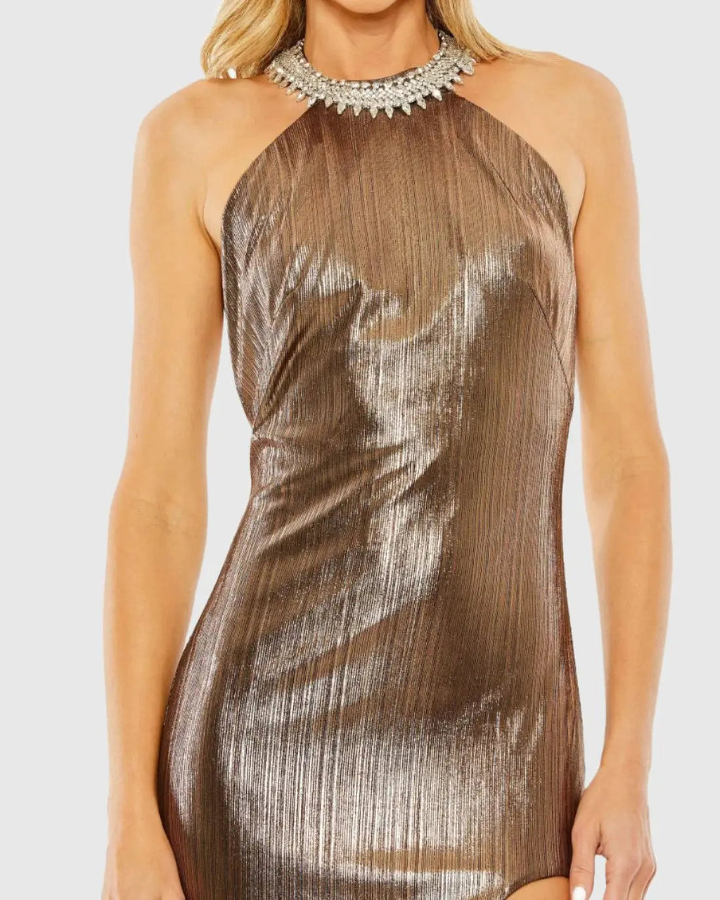 Women's Gold Dress - Gold