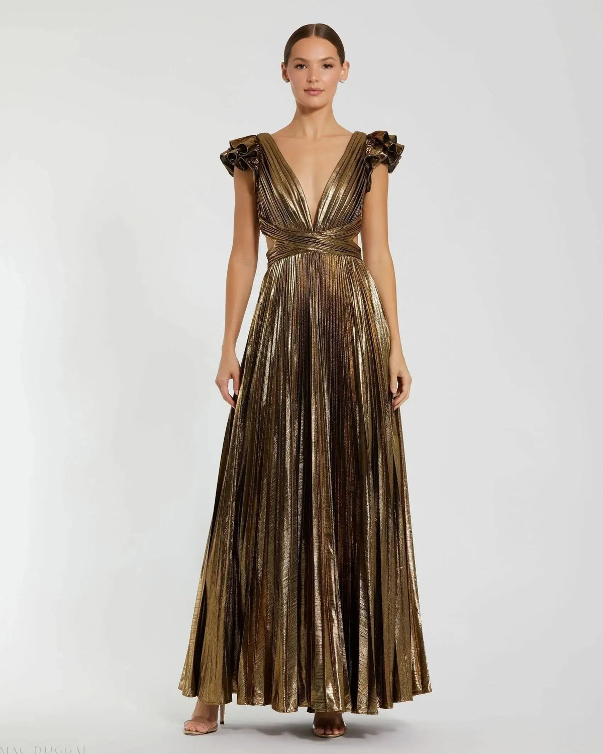 Women's Dress - Lace Ruffle