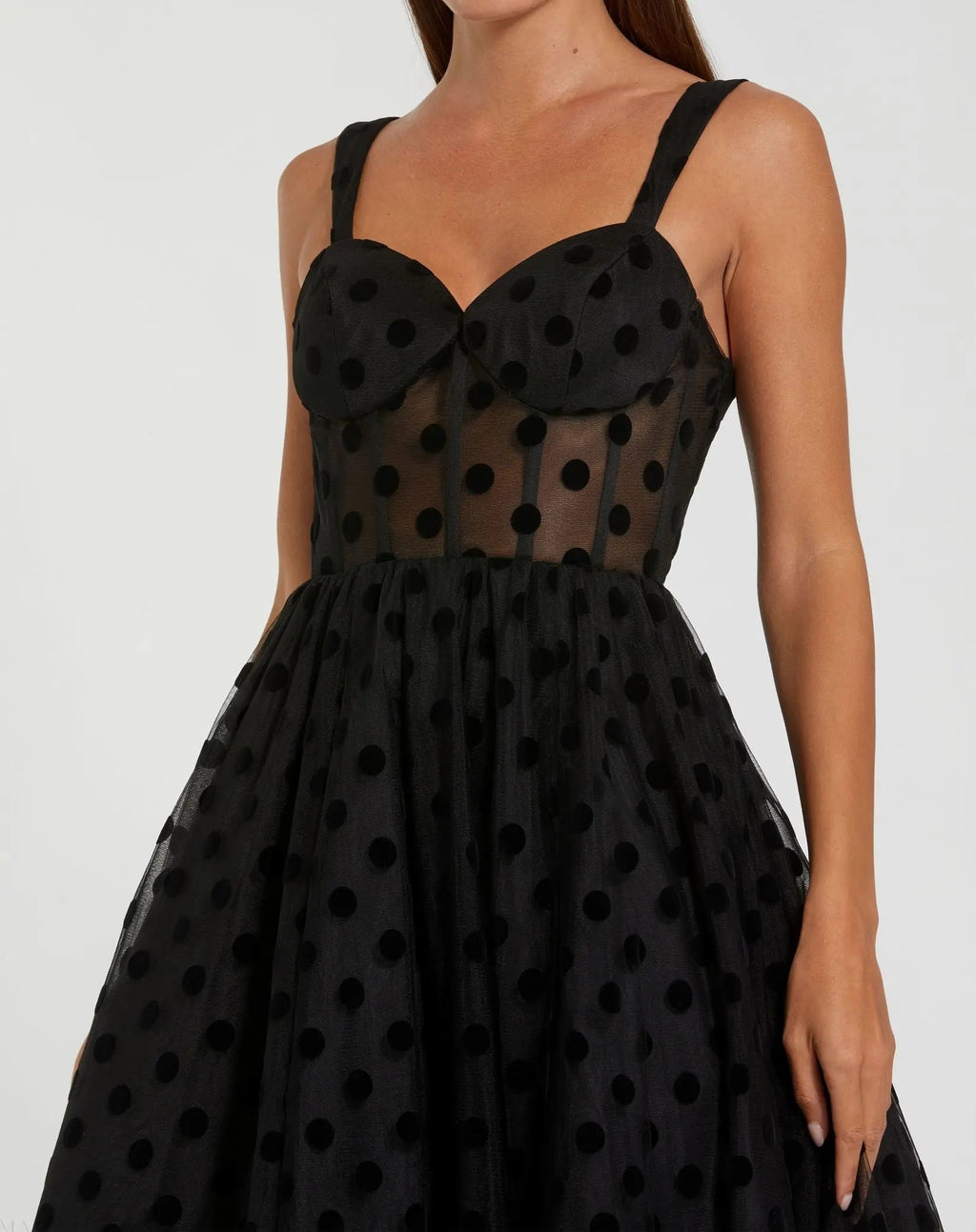 Women's Black Midi Dress - 27539
