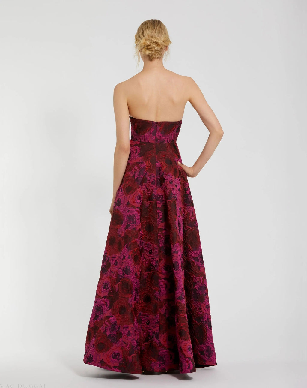 Women's Dress Strapless - Floral