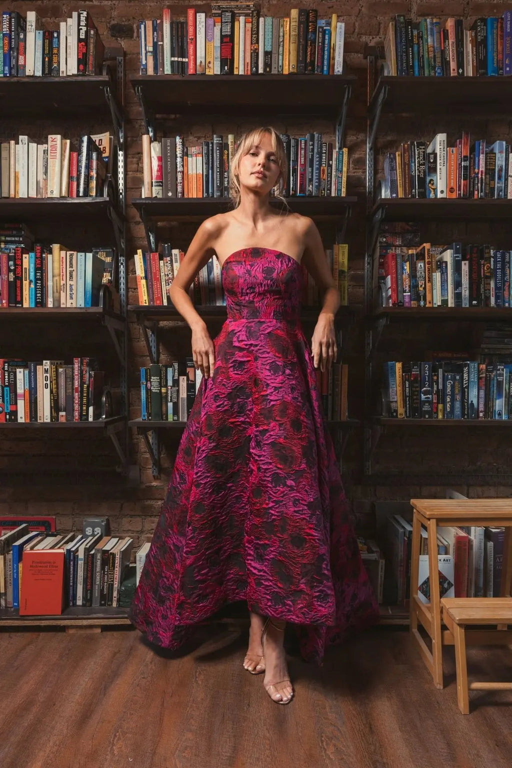 Women's Dress Strapless - Floral