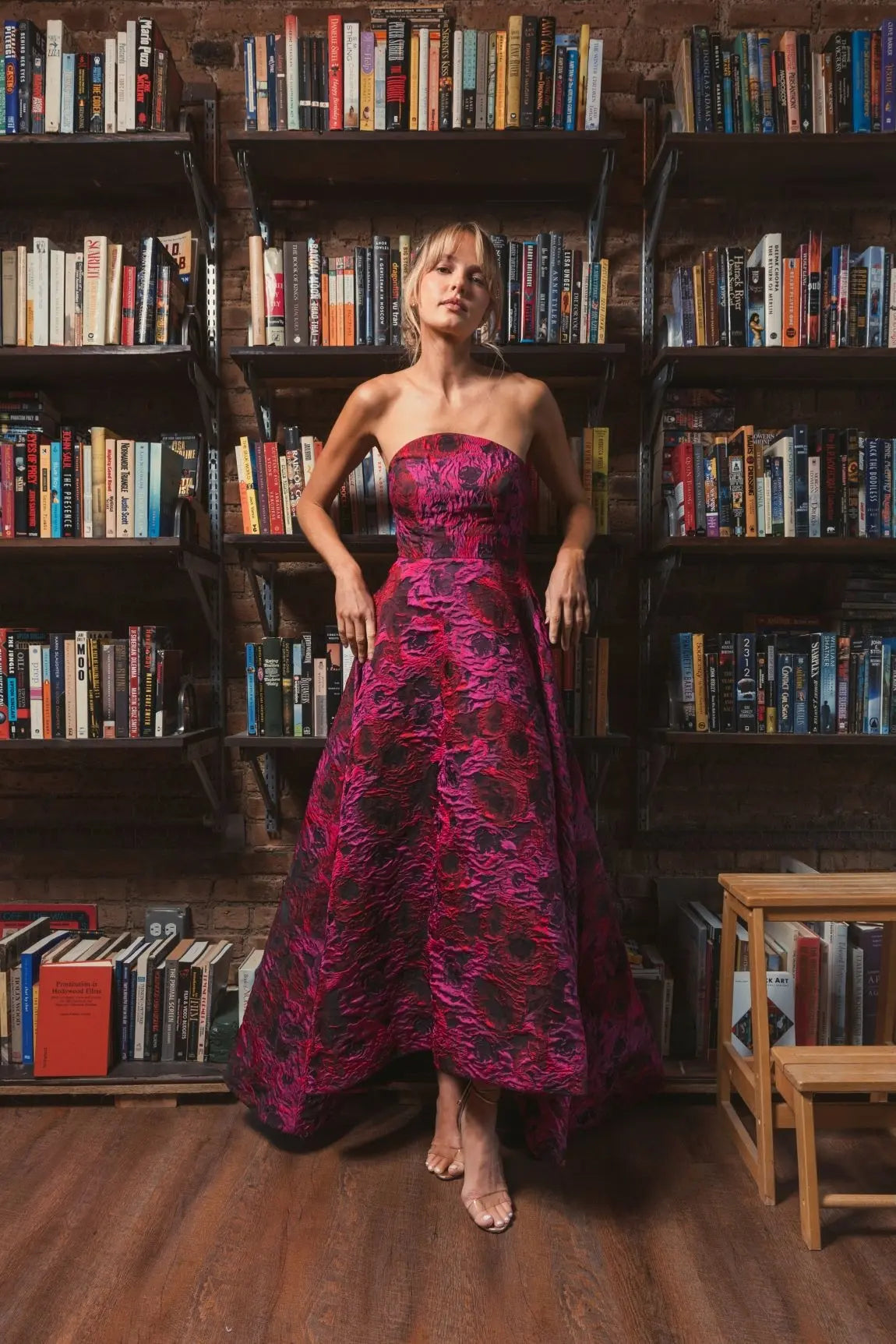 Women's Dress Strapless - Floral