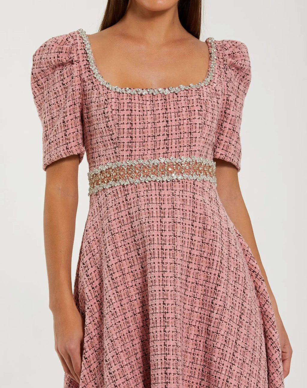 Women's Pink Midi Dress - Pink