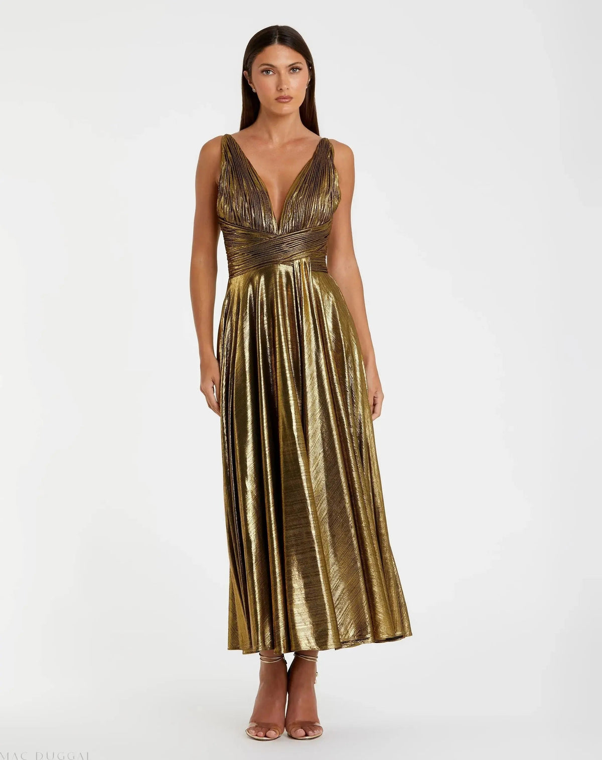 Women's Dress Sleeveless - Ruched