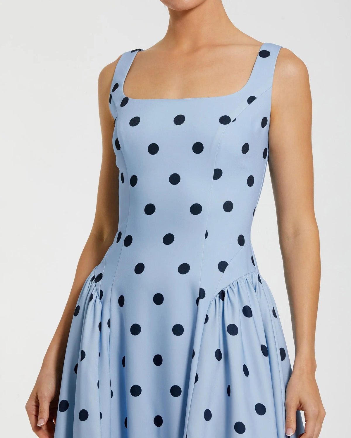 Women's Blue Midi Dress - 37053