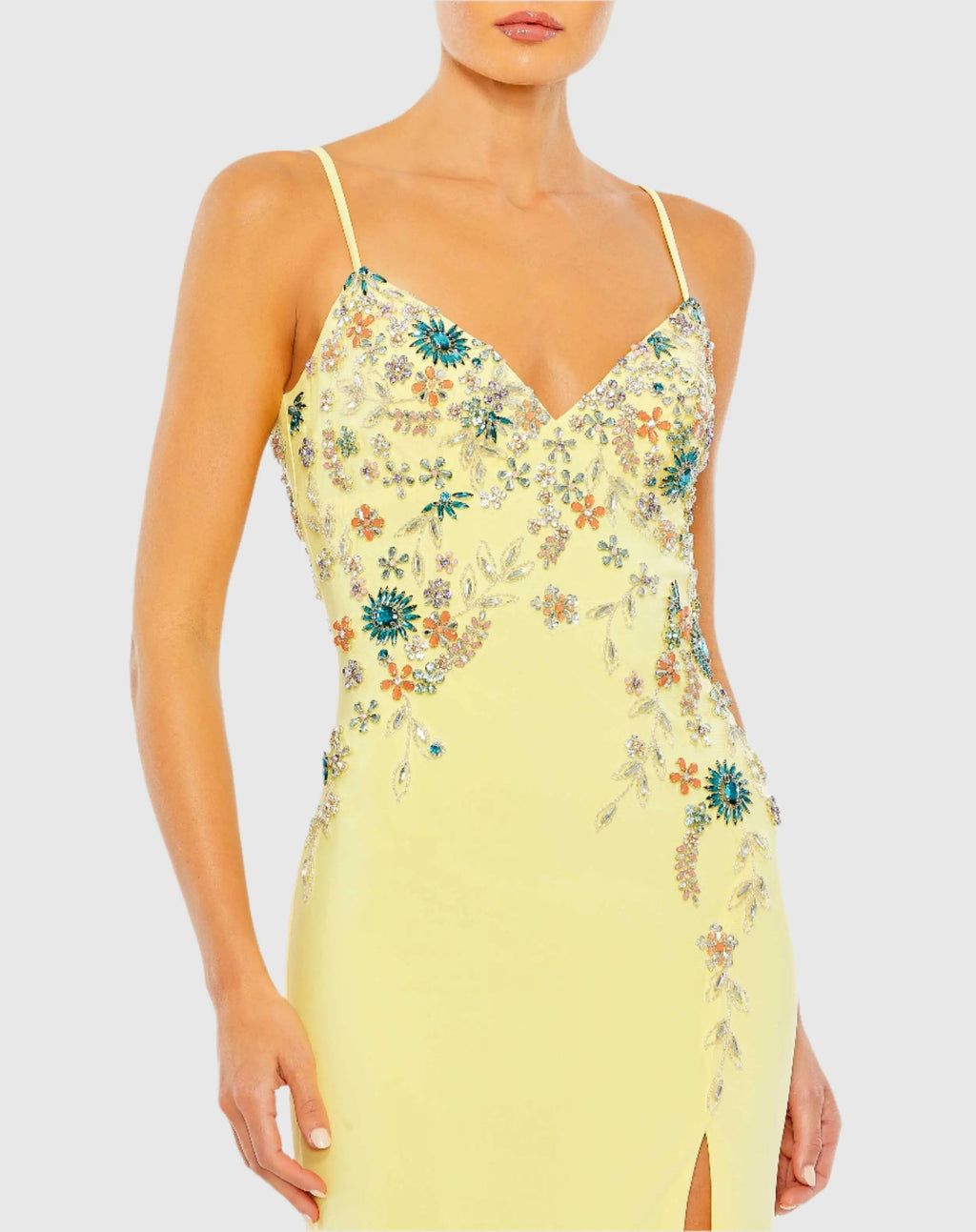 Women's Yellow Dress Floral - Yellow