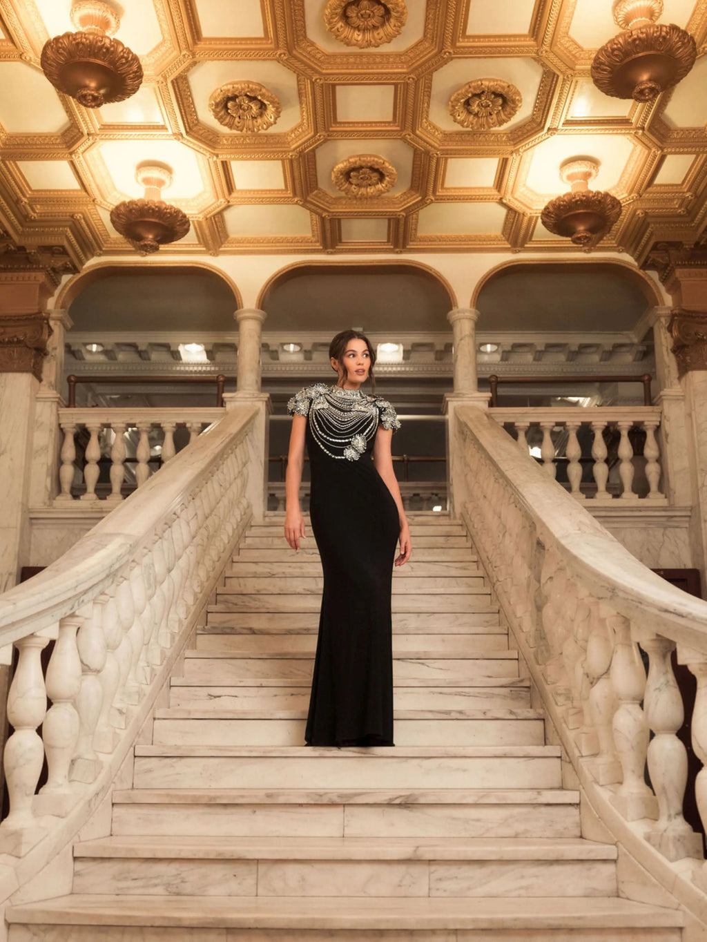 Women's Black Dress - 42055