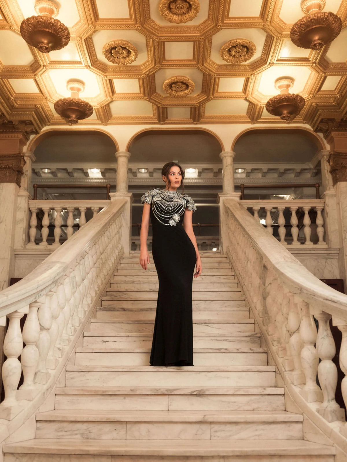 Women's Black Dress - 42055