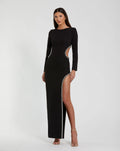Women's Black Dress - 44049