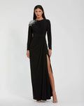 Women's Black Dress - 44136