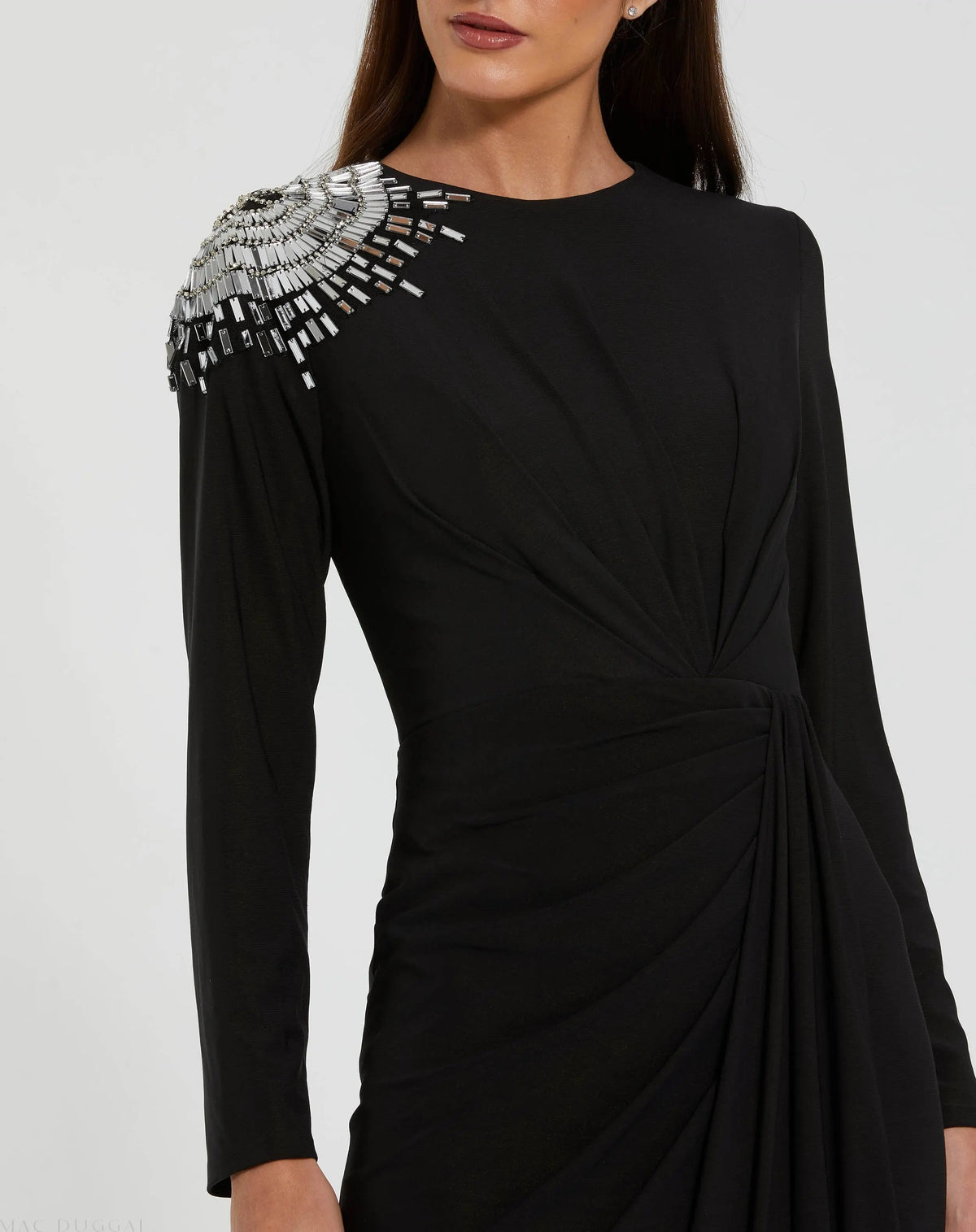 Women's Black Dress - 44136