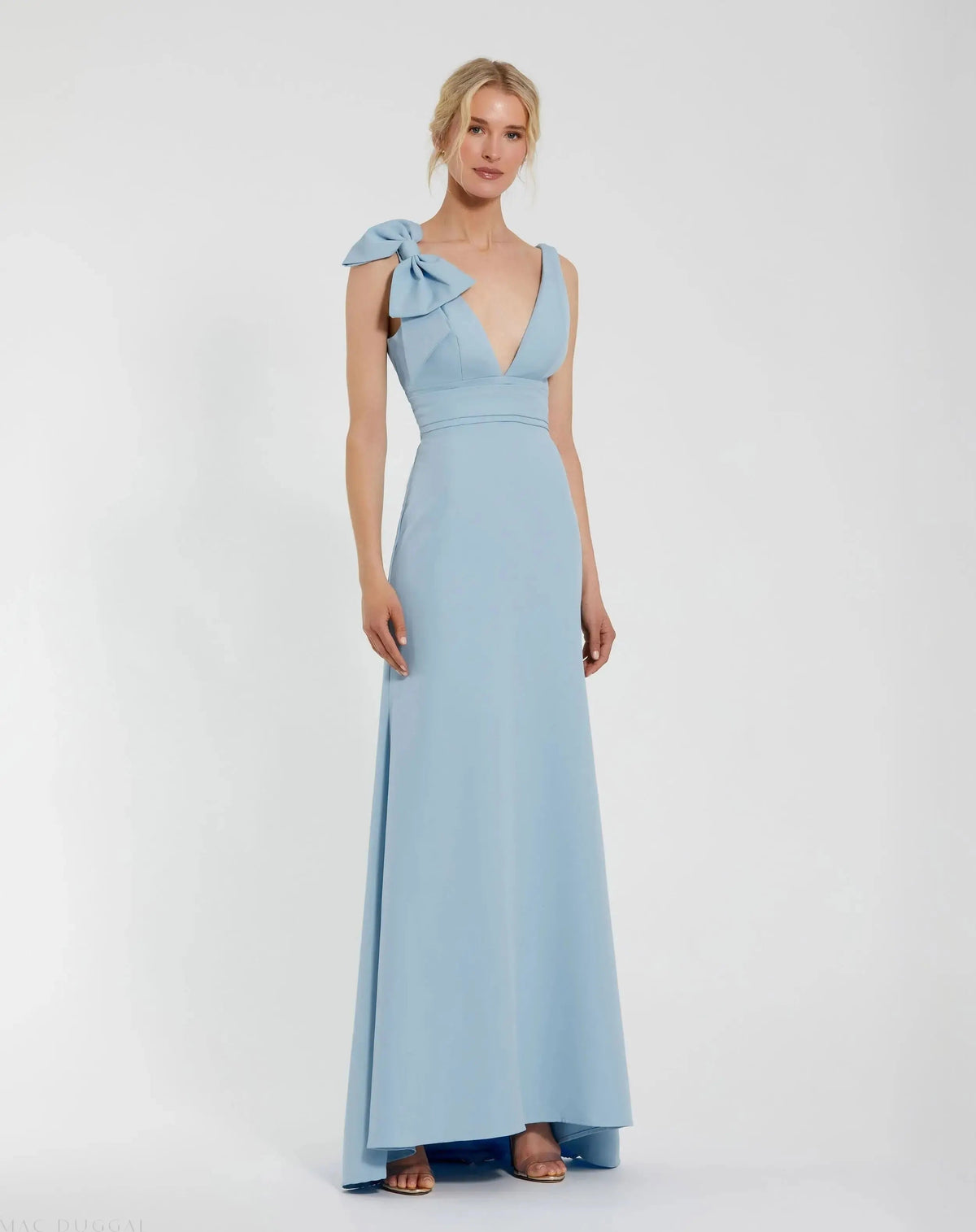 Women's Blue Dress Sleeveless - Blue