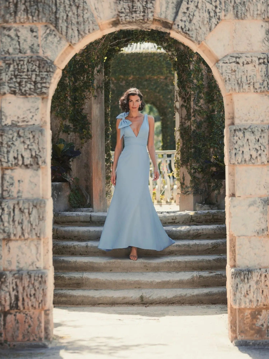 Women's Blue Dress Sleeveless - Blue