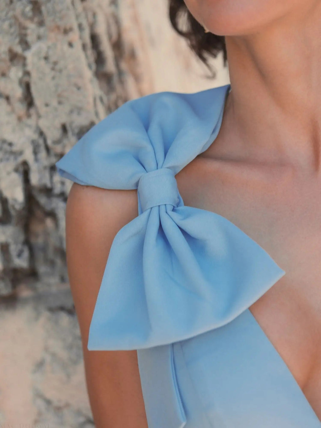 Women's Blue Dress Sleeveless - Blue