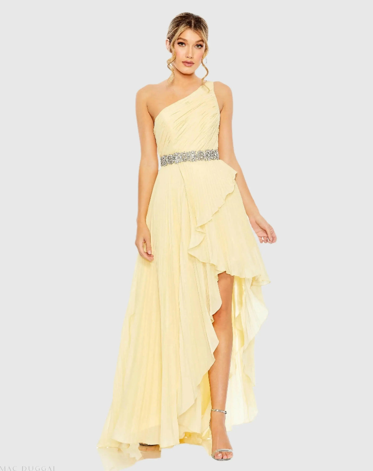 Women's Dress One Shoulder - Ruffle One-Shoulder