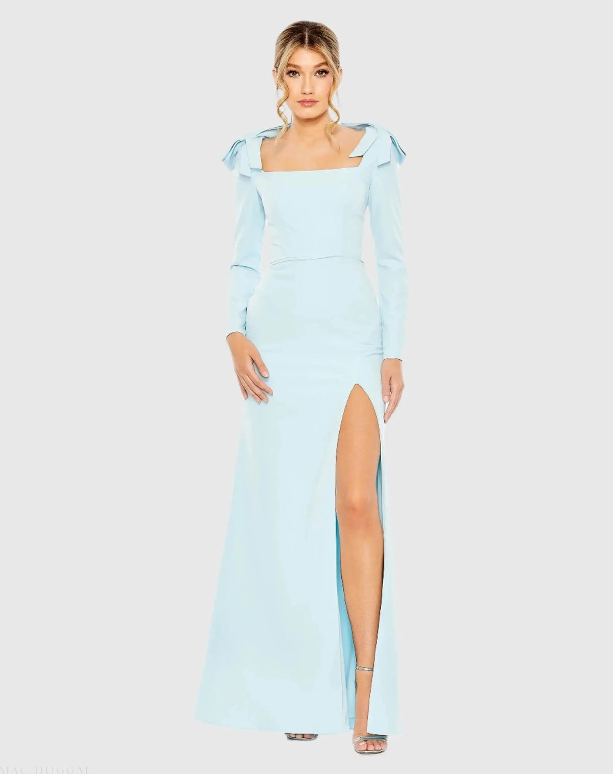Women's Blue Dress - Shoulder Gown