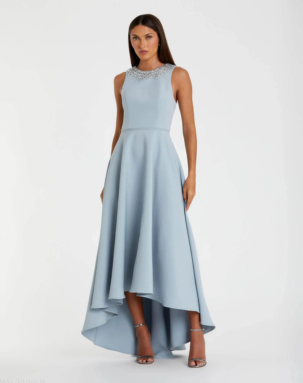 Women's Blue Dress - Blue Asymmetrical