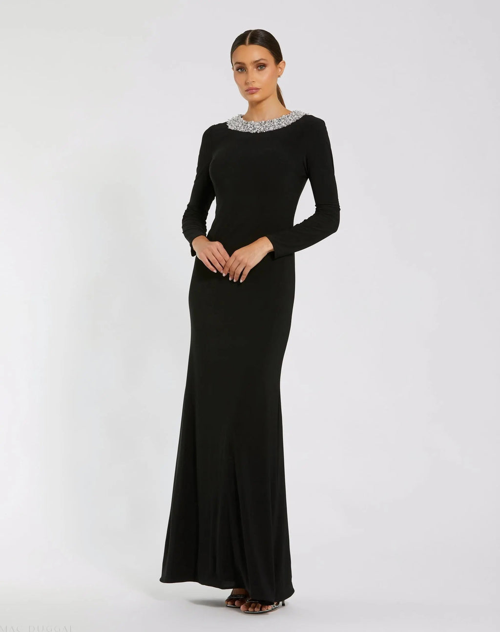 Women's Black Dress - 49951