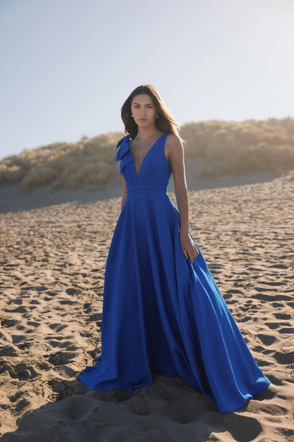 Women's Blue Dress Sleeveless - 49972