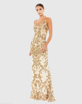 Women's Gold Evening Dress Sleeveless for Evening & Special Occasions
