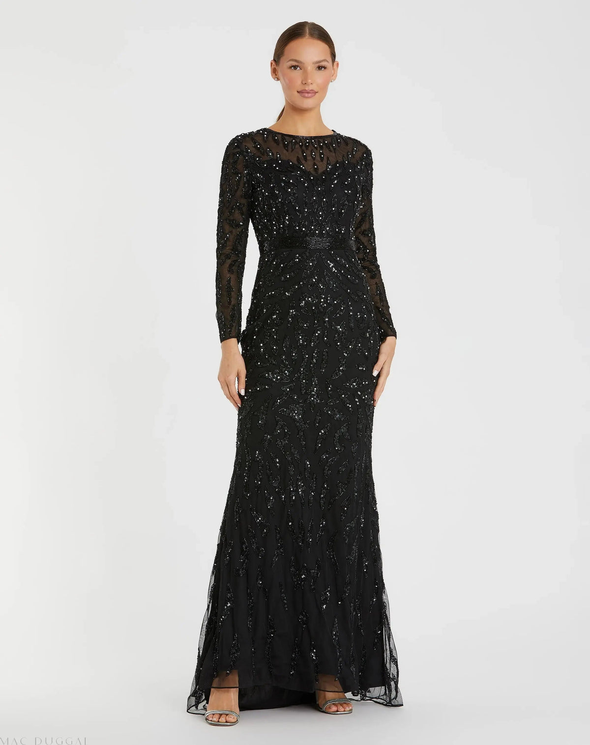 Women's Evening Dress for Evening & Special Occasions - Lace Sequin