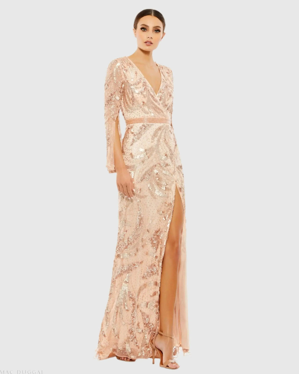 Women's Pink Dress Sequin - Rose Gold