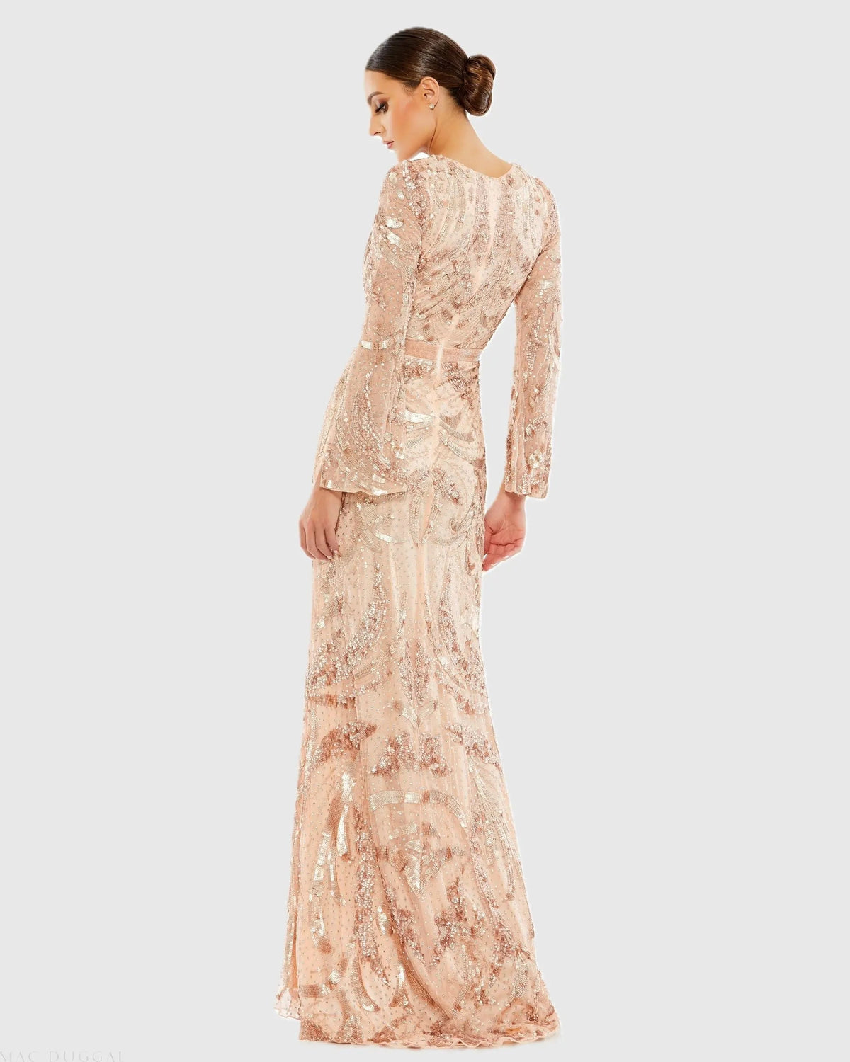 Women's Pink Dress Sequin - Rose Gold