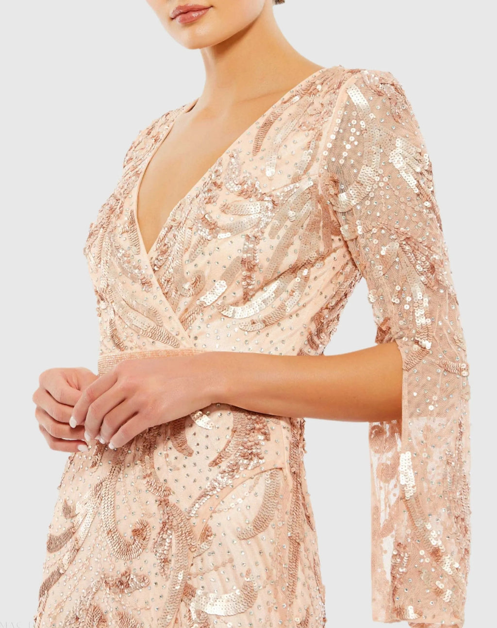 Women's Pink Dress Sequin - Rose Gold