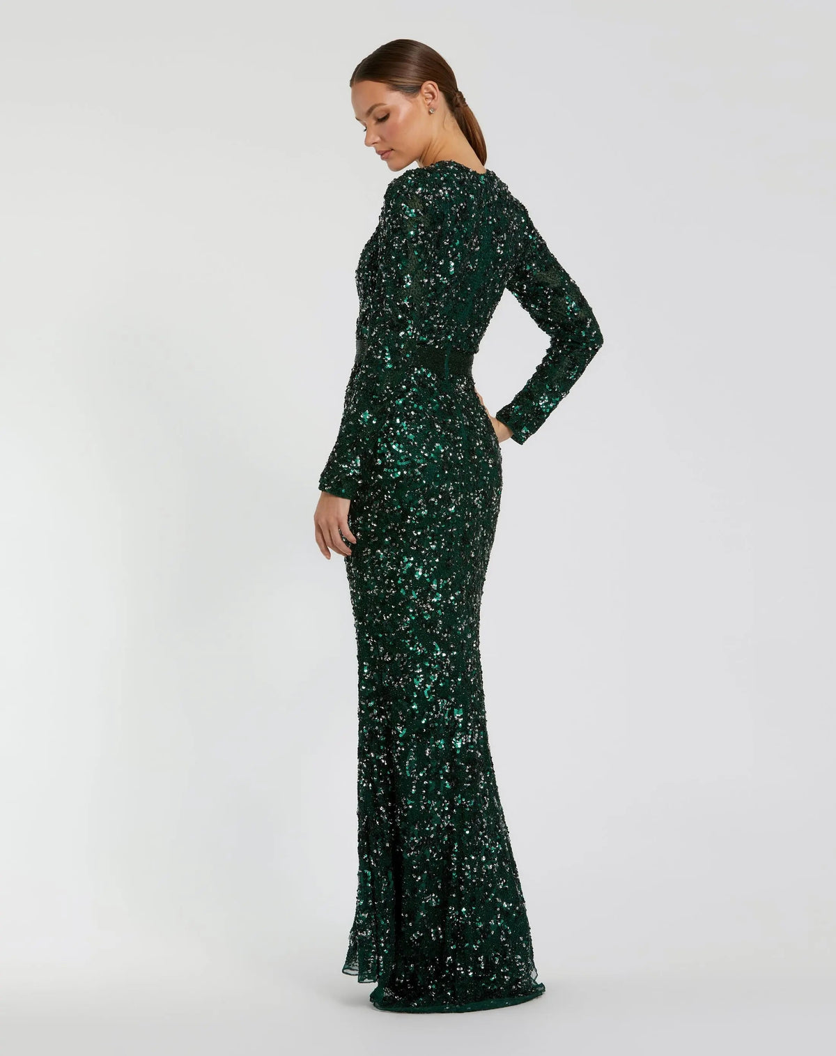 Women's Green Dress - Green Sequin