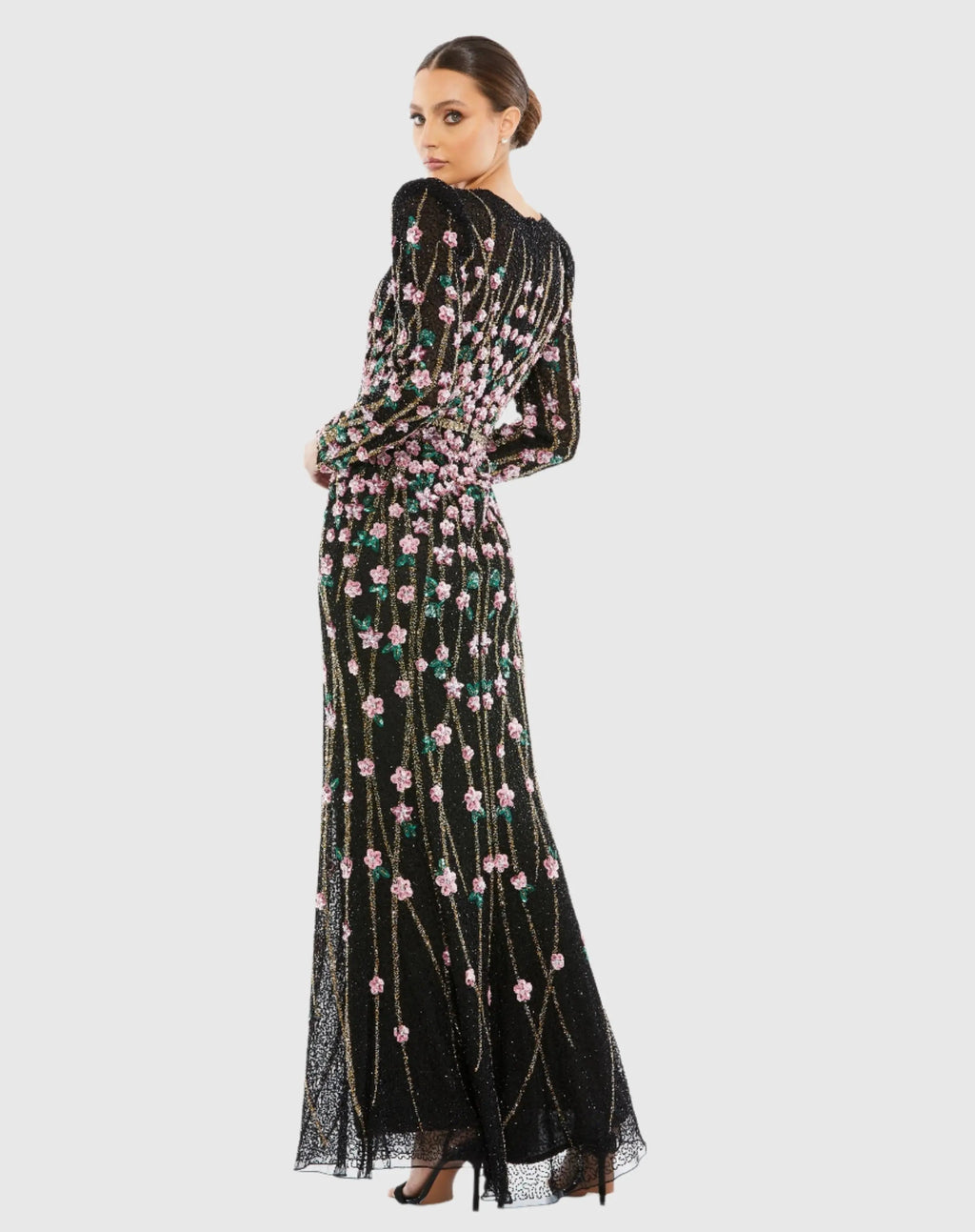Women's Black Dress - 5492