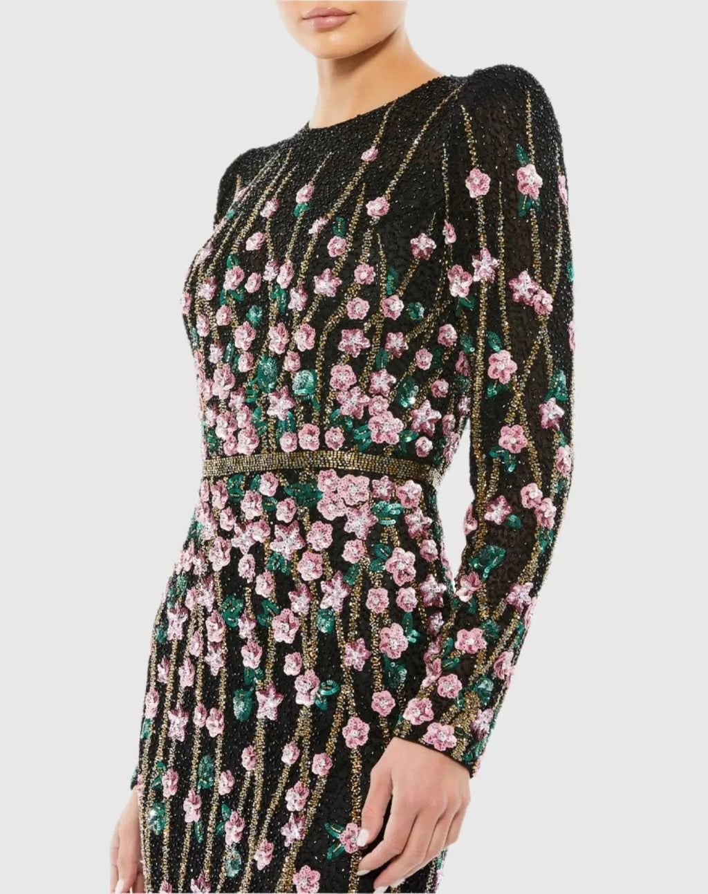 Women's Black Dress - 5492