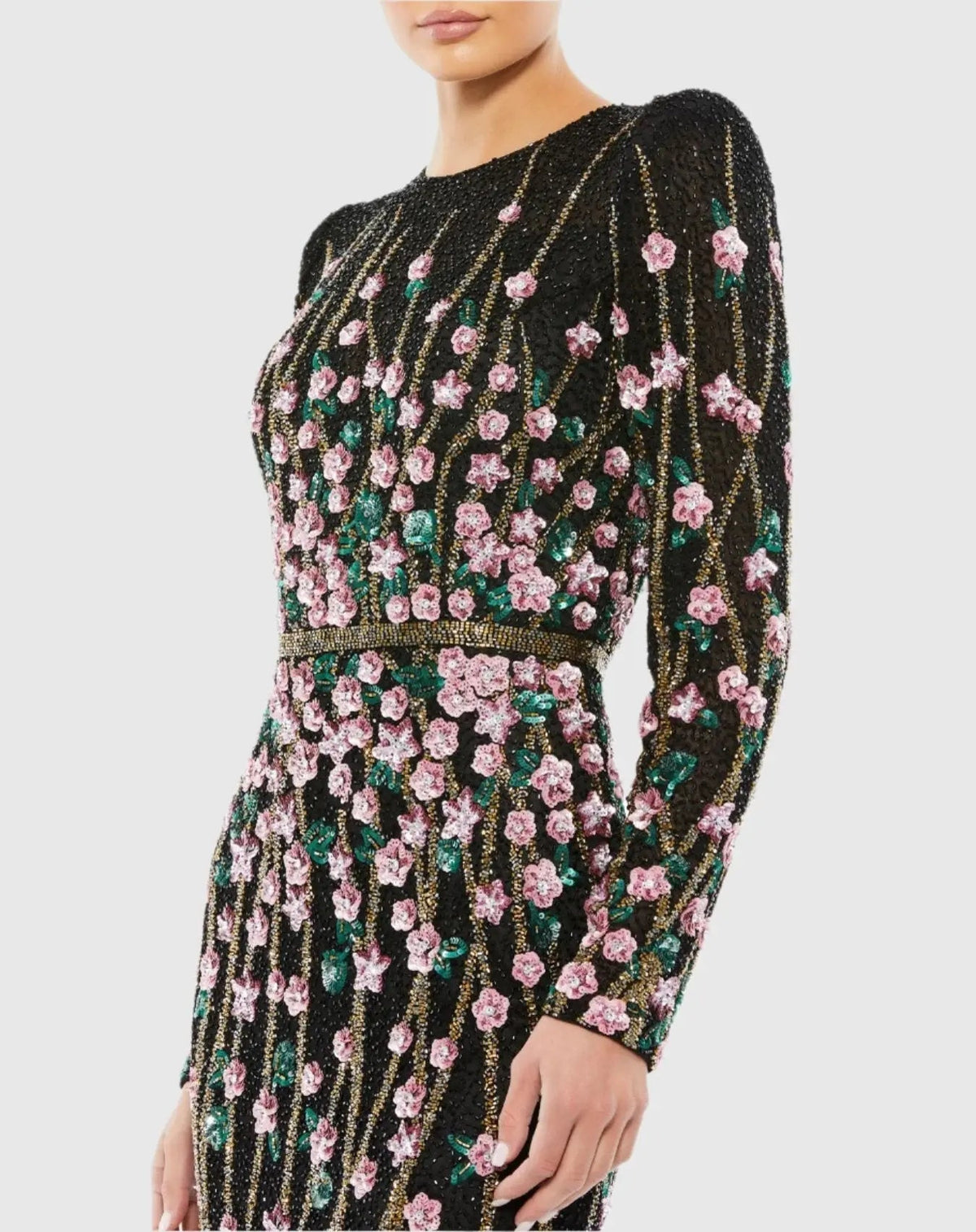 Women's Black Dress - 5492