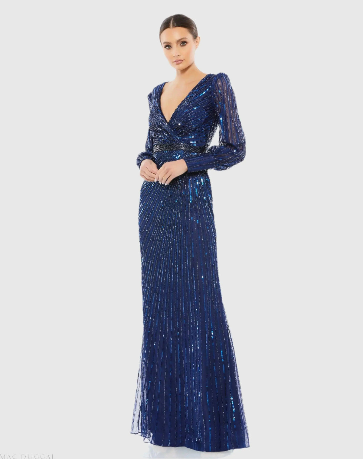 Women's Navy Dress Sequin - 5501 Midnight