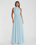 Women's Dress - Pleated Chiffon