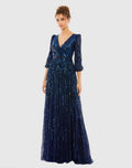 Women's Navy Dress Sequin - 5509 Midnight