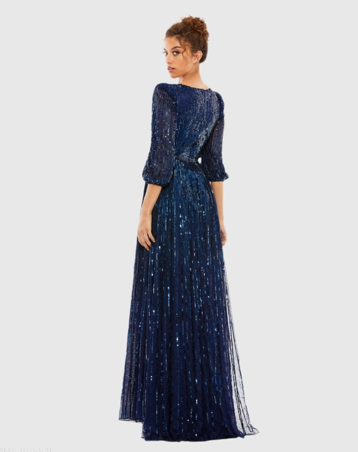 Women's Navy Dress Sequin - 5509 Midnight
