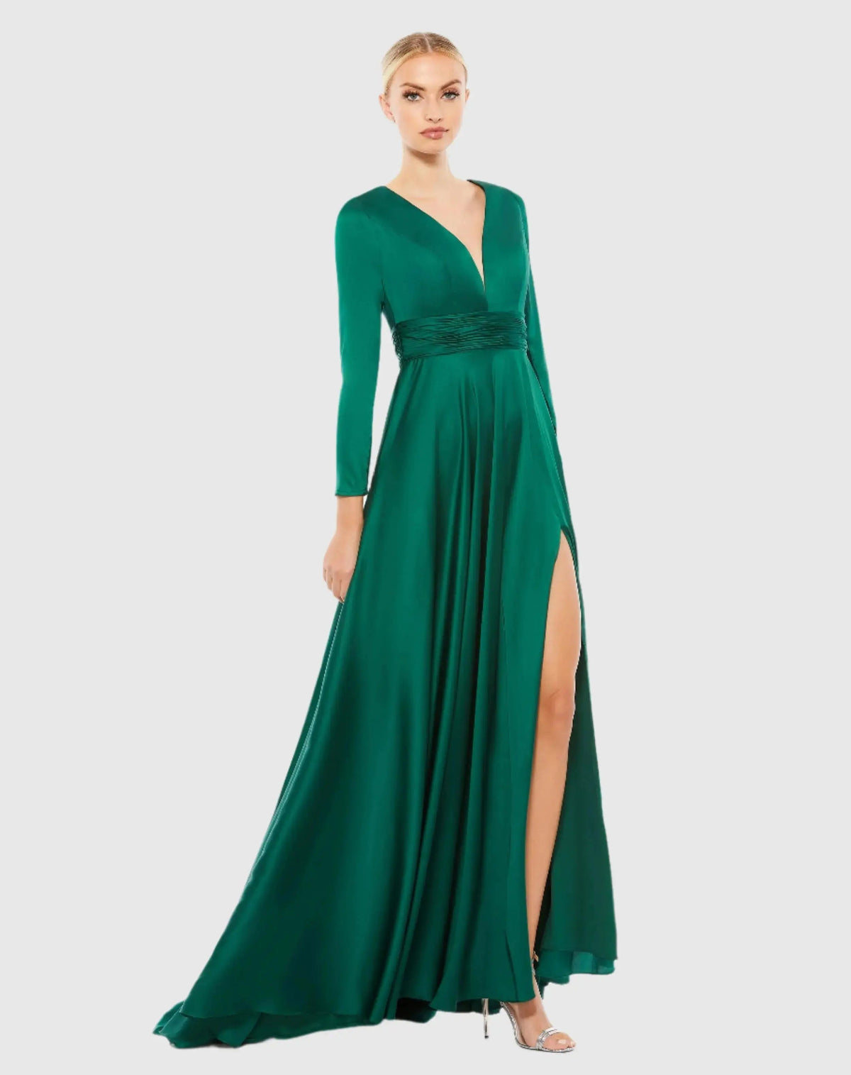 Women's Dress Ruched - Satin