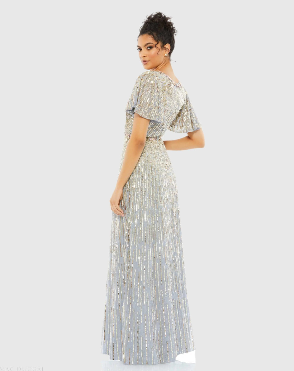 Women's Silver Dress - 5538 Platinum
