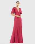 Women's Dress - Trumpet Gown - Neck Trumpet Gown