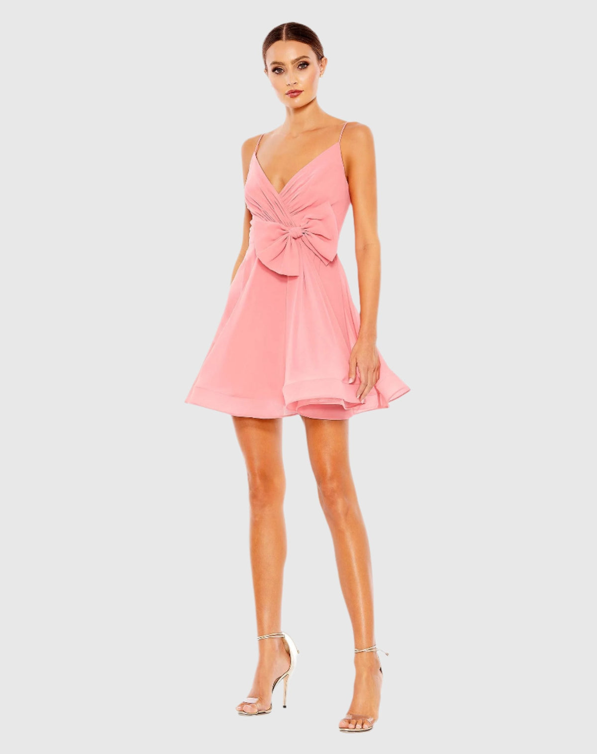 Women's Pink Mini Dress - Rose Pink